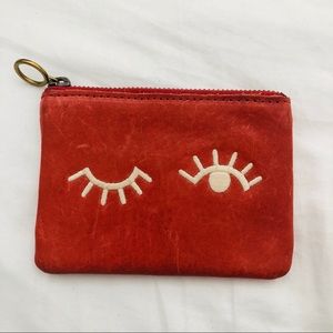 Madewell leather pouch wallet